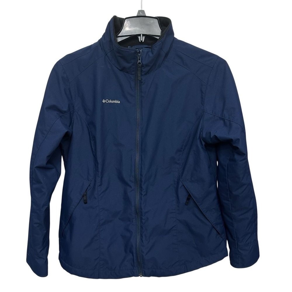 Columbia Sportswear Women's Blue Fleece Lined Insulated Jacket Size L Gorpcore